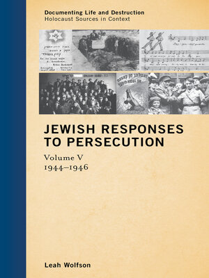 cover image of Jewish Responses to Persecution